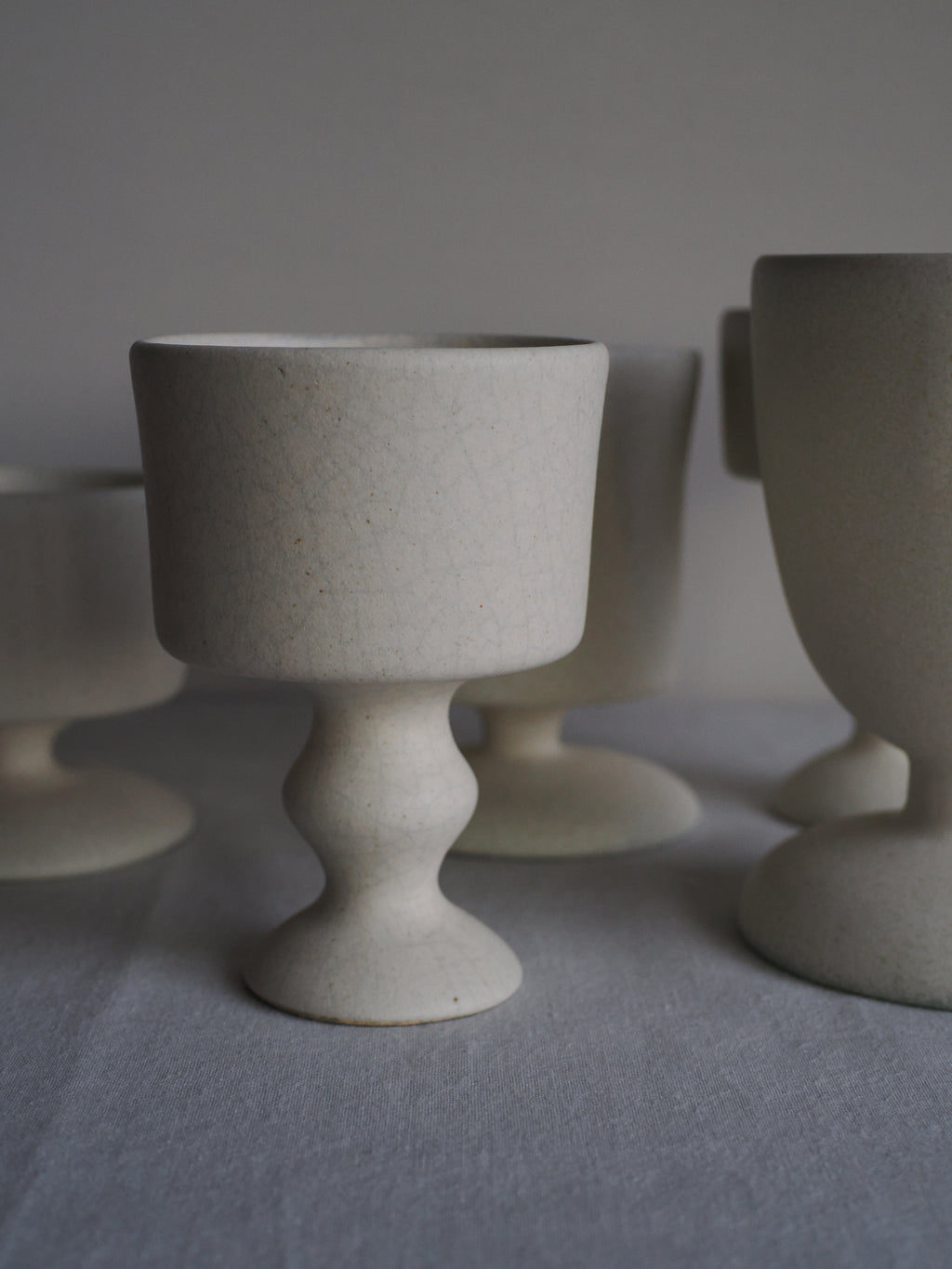 goblet 貫入 b / mushimegane books.